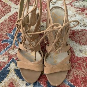 Sam Edelman Yardley Camel Suede Size 9